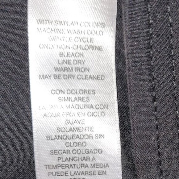 Chico's Weekends Perfect Stretch Shorts Black Pull On Tie Waist Women's Size L - Picture 8 of 9